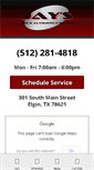 Mobile Screenshot of jaysautomotivecare.com